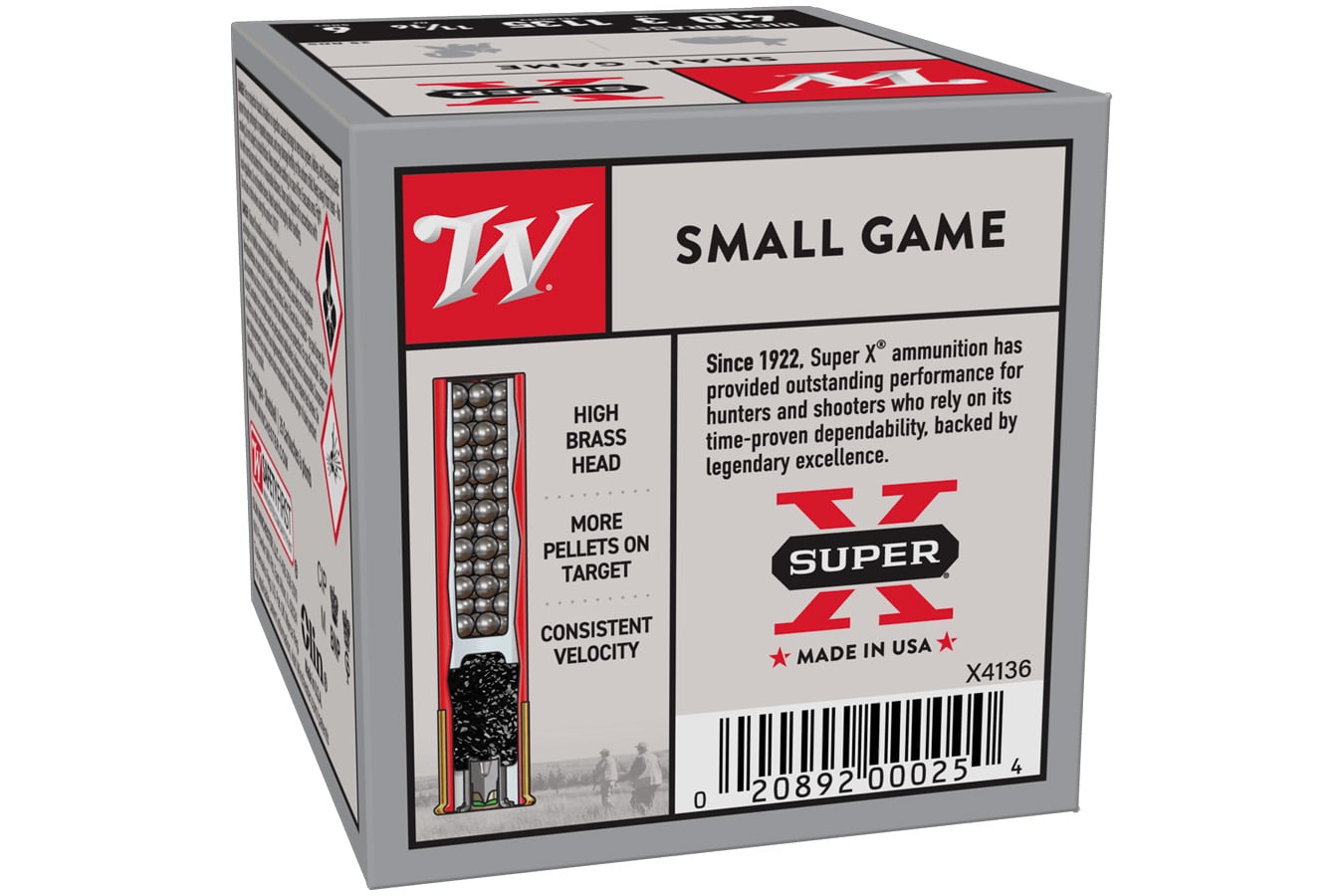 Winchester 410 Gauge 3 in 11/16 oz #6 Show Super X 25/Box